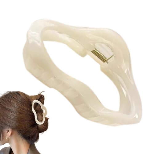 Haarspangen – Haarkrallenclips | Haarklammer | Haarklammer | Haarklammer | Haarklammer für Damen in Wolkenform | Elegant dick von Genérico