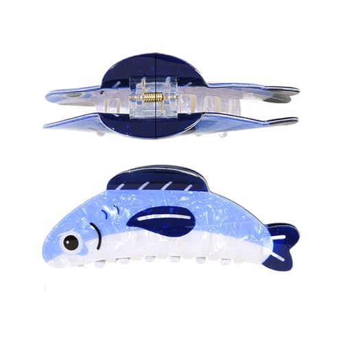 Haarspangen in Krallenform – elegantes Haar-Accessoire | Sardina-Haarspange für Damen, für Freizeit, Hochzeit, Festivals von Genérico