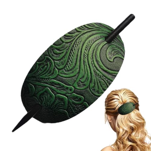 Haarspangen in ovaler Form aus Synthetik, Haarnadeln und Pins, Ponytail Haar-Accessoires für Frauen, Kunsthaar von Genérico