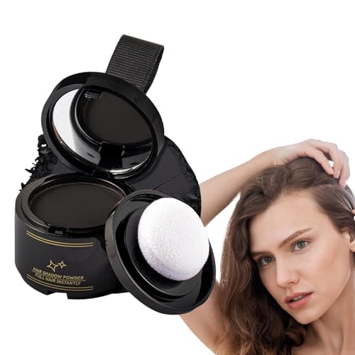 Hair Powder Haarfarbe, Haarwurf-Abdeckung, 4 g, Quick Cover Grey Hair Root Concealer Hair Root Cover Up with Brush Applicator Hair Root Cover Up with Multi Shades For Women And Men von Genérico