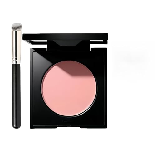 Highlighter und Concealer für die Augen | Rosa Aufhellendes Augen-Make-up – Feuchtigkeitsspendendes Make-up mit Pinsel | für helle bis mittlere Haut und Frauen von Genérico