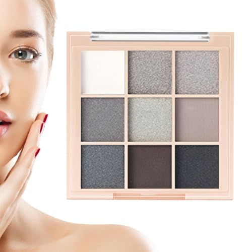 Lidschatten-Make-up-Palette - 9 Farben Lidschatten Pulver | Kreative Schimmer Lidschatten Palette Matte Glitter Lidschatten Palette Kosmetik Kit Lidschatten-Make-up-Palette - 9 Farben Lidschatten Pulver | Kreative Schimmer Lidschatten Palette Matte Glitter Lidschatten Palette Kosmetik Kit von Genérico