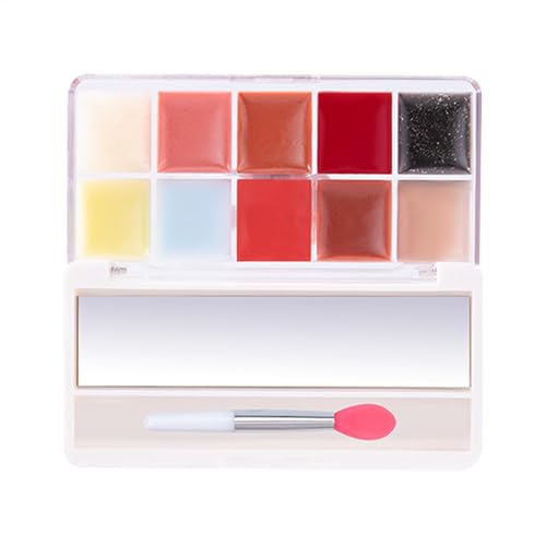 Lip Gloss Palette - 10 Farben Gelee Lip Gloss Set Lip Gloss Lip Gloss Lip Gloss Lip Gloss Lip Gloss Lip Gloss Lip Gloss Lip Gloss von Genérico