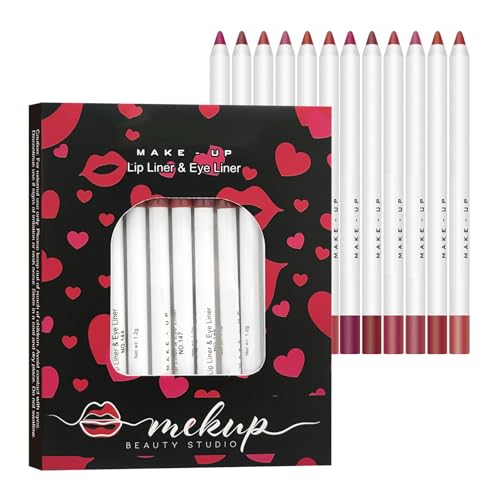 Lip Pencil | 12 Farben Nude Lippenstift, , wasserfest, langlebig, , für Damen, Experten: Als Make-up- wissen Sie, dass Präzision entscheidend ist. von Genérico