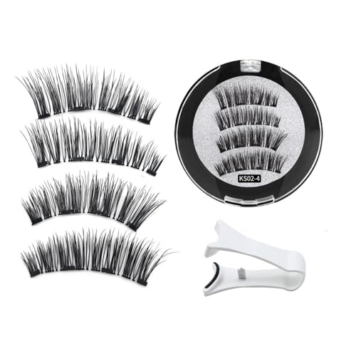 Magnetic Lashes Kit - Long Lasting Natural Looking False Eyelash | Wiederverwendbare No Glue False Lashes for Women Girlfriend Mother Wife | Magnetic Eyeliner and Lashes Kit | 2 Paar Long Lasting von Genérico
