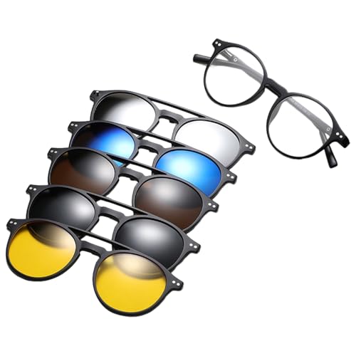 Magnetische Sonnenbrillen | Retro-Brillen-Teile: Polarisierte magnetische Anti-Glare Fahren für Frauen und ohne Probleme in wenigen Sekunden, mahagonibraun, Consulte la descripción Magnetische Sonnenbrillen | Retro-Brillen-Teile: Polarisierte magnetische Anti-Glare Fahren für Frauen und ohne Probleme in wenigen Sekunden, mahagonibraun, Consulte la descripción von Genérico