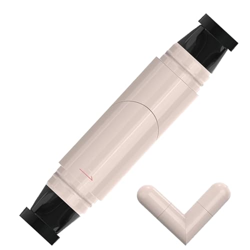 Make-up-Pads für Eyeliner-Flügel, Schablonenform, robuster Doppelstift, der Anti-Trocken-Ständer für einfache Augenbrauen hält von Genérico