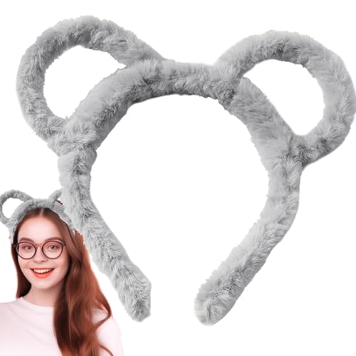 Make-up-Stirnband, Plüsch, Haarbänder für Damen, Plüsch, süßes Make-up-Haarband, Plüsch, dekoratives Accessoire, für Kinder und Erwachsene von Genérico