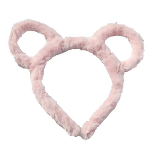 Make-up-Stirnband, Plüsch, Haarbänder für Damen, Plüsch, süßes Make-up-Haarband, Plüsch, dekoratives Accessoire, für Kinder und Erwachsene von Genérico