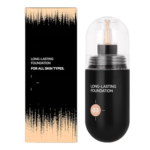 Makeup Foundation 30 ml Liquid Foundation Vollständige Abdeckung | Matte flüssige Foundation Leichte Grundierung makelloses Gesicht Make-up Feuchtigkeitscreme für natürliche Oberflächen Frauen Mädchen Makeup Foundation 30 ml Liquid Foundation Vollständige Abdeckung | Matte flüssige Foundation Leichte Grundierung makelloses Gesicht Make-up Feuchtigkeitscreme für natürliche Oberflächen Frauen Mädchen von Genérico