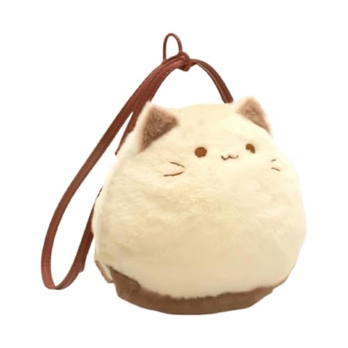 Messenger Bag for Chat Toy-Small Süße Handtasche für Frauen | Schultertasche mit luxuriöser Katze, entzückende Tasche in Tierform | Handtasche und leicht, perfekt für den täglichen Gebrauch, C von Genérico