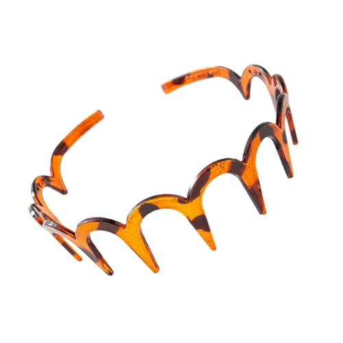 Modisches Haarband mit Zahnkamm | Zickzack-Stirnbänder | Z-förmiges Haarband | Anti-Rutsch Haarband mit Haifischzähnen | Haarschmuck zum Waschen von Genérico