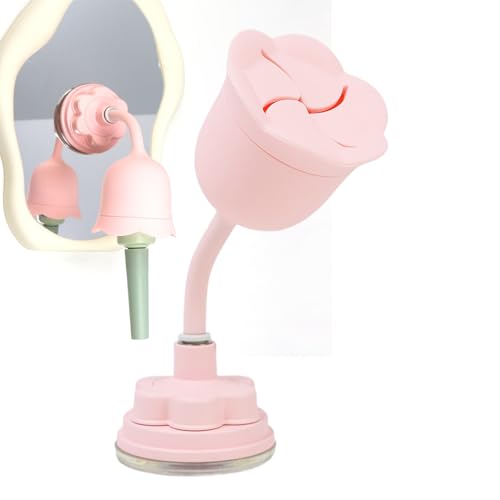 Nagellackhalter - 360 Grad drehbarer Nagellackhalter mit starkem Saugnapf für Frauen, Erwachsene, Ästhetik, Mode, Reisen und Zuhause von Genérico