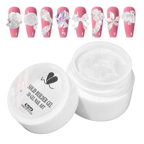 Nagelskulptur-Gel – Solides Builder | Skulptur Gell für die Nagelkunst | festes 3D-Nagelgell | 5 ml Nagelbauer ohne Stopp für Verlängerungsleisten Nagelskulptur-Gel – Solides Builder | Skulptur Gell für die Nagelkunst | festes 3D-Nagelgell | 5 ml Nagelbauer ohne Stopp für Verlängerungsleisten von Genérico
