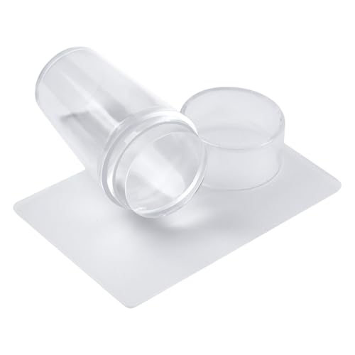 Nagelstempel – Clear Nail Stamper | Französischer Nagelstempel | Transparentes Silikon-Stempel-Set | Nagelkunst-Dekorationswerkzeug für Zubehör für die Heimgestaltung von Genérico