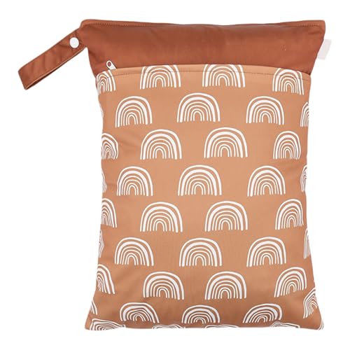 Nasstasche, Nassbeutel für Badebekleidung und Handtücher, wasserdichte Tasche mit 2 Reißverschlusstaschen, Trocken- und Nassbeutel für Badeanzüge, wiederverwendbare Yoga-Tasche, C, Consulte la von Genérico