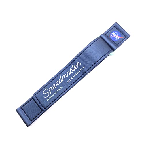 Armband kompatibel mit Uhren MoonSwatch MIssion to the Moon Neptune Mars Earth Sun Mercury Uranus Saturn Venus Speedmaste Watch, Mission on Earth, M, nasa von Generico