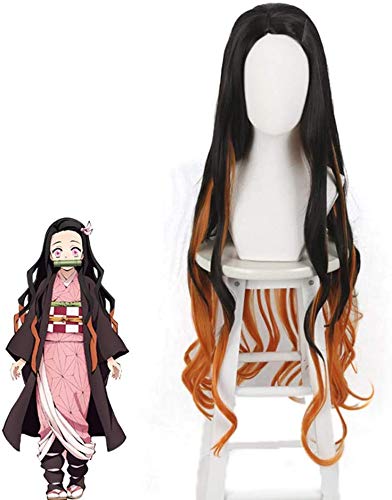 Nezuko Damen Cosplay Perücke für Kostüm von Generico