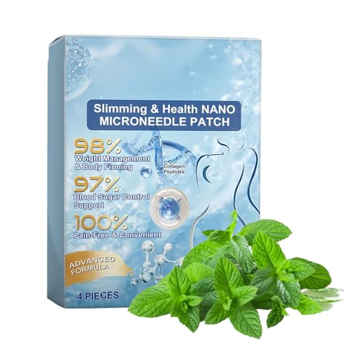 Patch MicroNeedle – Patches zur Pflege der Körperformung | 4 Stück für Hautpads | je nach meditierbarer Schlankheit und Körperaufkleber von Genérico