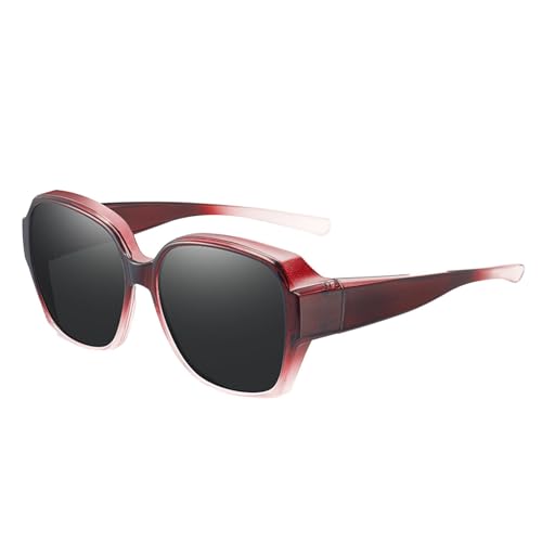 Polarisierte Sonnenbrille für Brillen, Fitover, für Männer und Frauen, quadratisch, mit UV-Schutz zum Fahren, über Sonnenbrillen passen, B, Consulte la descripción Polarisierte Sonnenbrille für Brillen, Fitover, für Männer und Frauen, quadratisch, mit UV-Schutz zum Fahren, über Sonnenbrillen passen, B, Consulte la descripción von Genérico