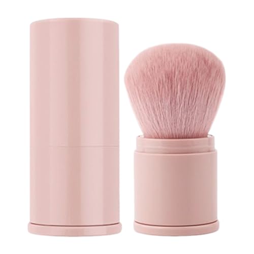 Puderpinsel, einziehbarer Puderpinsel, kompakt, multifunktionaler Make-up-Applikator, Werkzeug für Grundierung und Rouge für Damen von Genérico
