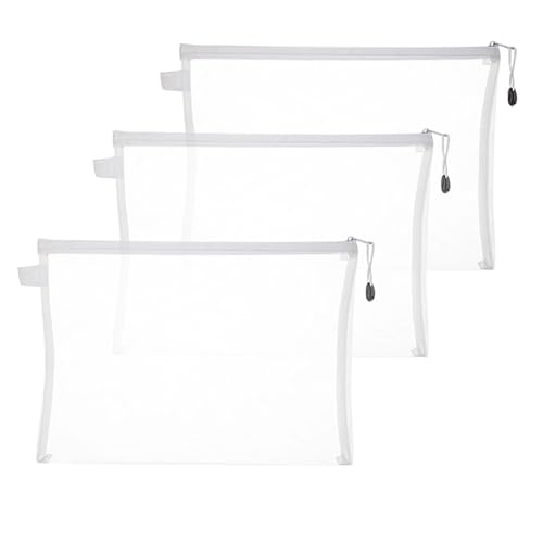 Puzzle-Organizer-Tasche: Mehrzweck-Puzzle-Aufbewahrungstasche, transparenter Nylon-Spiel-Organizer | extra große wasserdichte Reißverschlusstaschen, Federmäppchen von Genérico