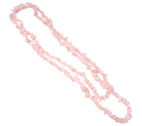 Rosa Quarz (Chips Halskette) von Generico