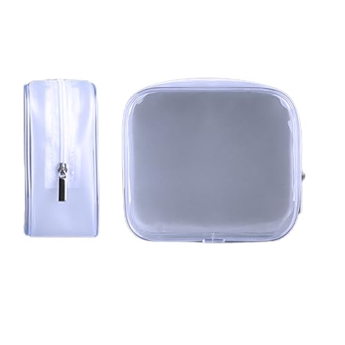 Schminktasche: Transparenter Kosmetik-Organizer mit Reißverschluss | große wasserdichte Reisetasche für Make-up und Toilettenartikel | Transparente Make-up-Tasche von Genérico