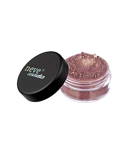 Schnee Cosmetics Veganer Lidschatten Pulver frei 100% Mineral Videospiel Braun auf Burgunderbasis mit Glitzer Orange, Fuchsia und Säuregrün Vegan 2 gr von Generico