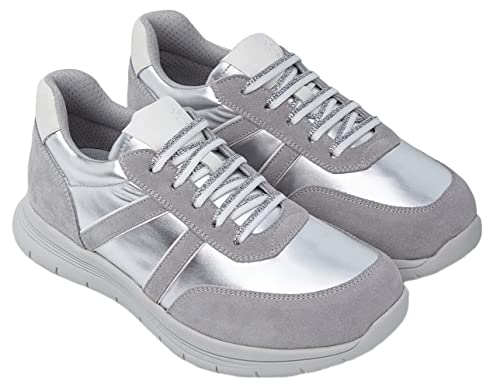 Sportschuhe Optima Molliter YDA Kurt Spring System Calzata 12 Art. CPY-Kurt, silber / schwarz, 39 EU von Generico
