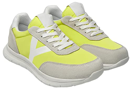 Sportschuhe Optima Molliter YDA mas Spring System Weite 12 Art. CPY-mas, Weiß Neongelb, 40 EU von Generico
