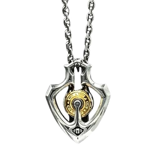 Steampunk-Team-Halskette für Herren, mechanischer Anhänger für Männer, rotierende Uhrenketten für Männer, Retro-Punk Halskette für alte Liebhaber von Genérico