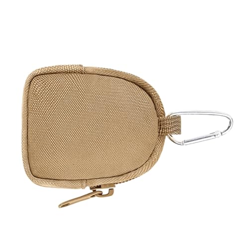 Taschen-Schlüsselanhänger – Rucksack mit Schlüssel | Tiny Wallet Münztasche Rucksack – Münztasche 8 cm – niedliche Kosmetiktasche für Frauen, Schlüsseltasche, Kaki von Genérico