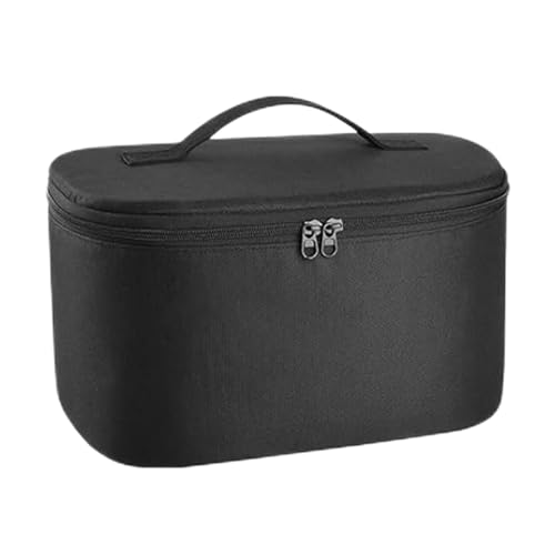 Wachsaufbewahrungsbox, tragbar, robust, Kosmetik-Organizer, Aufbewahrungsbox für Wachsbohnen mit Griff und verstellbarer Trennwand, Schutztasche für von Genérico