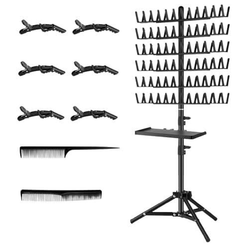 Zopf-Tasche: Tragbares Fußverlängerungsgestell, abnehmbares Trennteiler-Organizer-Werkzeug, effiziente Styling-Station, professionelle Salon-Ausrüstung von Genérico