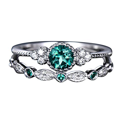 1 Set mit 510 Paar Paar-Ringen, Schmuck für Paare, Schlüsselanhänger, Ringe (Grün, Einheitsgröße), Einheitsgröße, Kupfer, Kein Edelstein von Générique