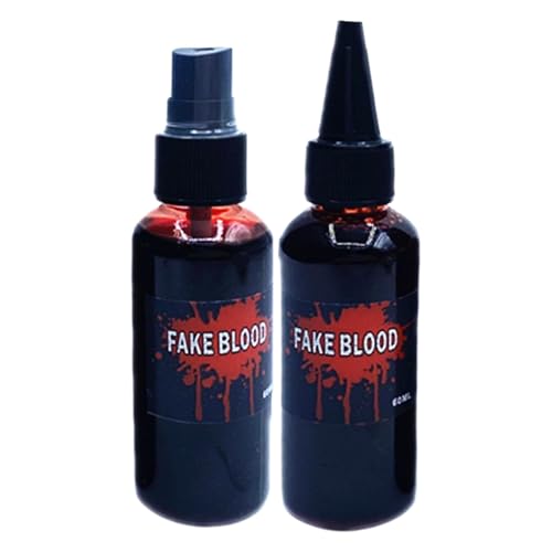 2 Stück Halloween Kunstblut – 60 ml realistisches Make-up-Blut für Cosplay | HALLOWEEN COSPlay Supplies für Theaterauftritte, Horror-Mottoparty und Bühne von Générique