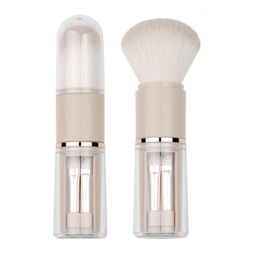 5-in-1-Make-up-Pinsel für die Reise – tragbare Teleskopbürste | Applikator Concealer aus Silikon | inklusive Puder, Lidschatten, Detail und abgeschrägtem Werkzeug, kompaktes Beauty-Zubehör von Générique
