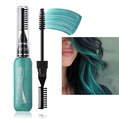 8 temporäre Haarfarben mit Kreide – waschbare Haarfarbe Mascara-Stifte | Haartönung für Erwachsene und Erwachsene, einfach anzuwenden von Générique