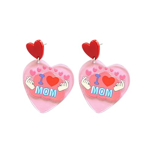Acryl Herz Ohrstecker, Mode und Niedliche Muttertags.Kreatives Design, um den besonderen Tag der Mutter zu feiern.Zange Kits Kits, Einheitsgröße, Acryl, Kein Edelstein Acryl Herz Ohrstecker, Mode und Niedliche Muttertags.Kreatives Design, um den besonderen Tag der Mutter zu feiern.Zange Kits Kits, Einheitsgröße, Acryl, Kein Edelstein von Générique