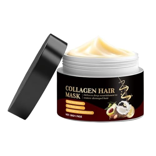 Anti-Frisotti-Creme | 50 g Feuchtigkeitsspendende Tiefen-Shampoo | Haarpflege für Frauen Männer Mädchen dickes Haar kurz glatt gelockt | Verwendung am Morgen von Générique