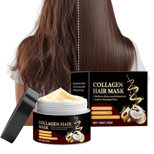 Anti-Frisottis-Creme, 50 g Feuchtigkeitslotion gegen Risottis für trockenes Haar – Haarpflege für Frauen Männer Mädchen dickes Haar, kurz, , glatt, gelockt | Verwendung am Morgen von Générique