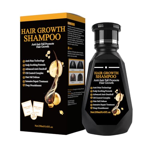 Anti-Haarausfall-Shampoo | 250 ml stärkendes Shampoo für Frauen – Natürlicher Conditioner für Tiefenreinigung, beruhigend für das Kopfleder, intensives Volumen von Générique