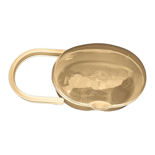 Aufbewahrungsbox für Schnuller – transparente Aufbewahrungsbox für Schnuller | transparenter Schnullerbehälter | Multifunktionale Schnullertasche, Lutscherbehältertasche, gelb, Se référer au von Générique