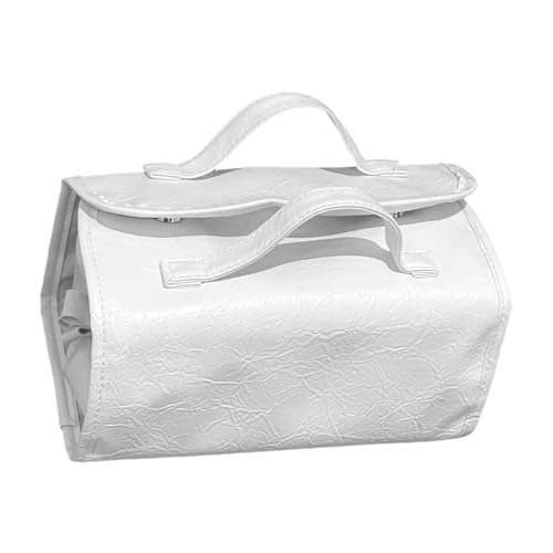 Aufrollbare Kosmetiktasche – multifunktionale Kosmetiktasche | Tragbare wasserdichte Kosmetiktasche für Frauen, 4-in-1-Organizer für Reisen, weiß, Se référer au descriptif, Siehe Beschreibung von Générique