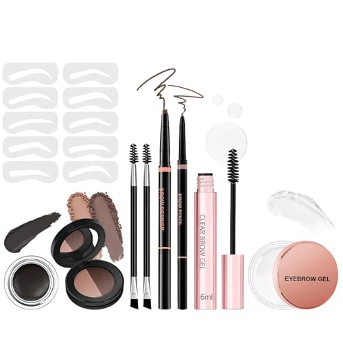 Augenbrauen-Stempel-Set – flüssiger Augenbrauenstift | Augenbrauen-Stempel-Set | Augenbrauen-Stift Make-up-Set | Augenbrauen-Stift | Set mit wasserfestem Augenbrauenstempel | Augenbrauen-Stempel-Set – flüssiger Augenbrauenstift | Augenbrauen-Stempel-Set | Augenbrauen-Stift Make-up-Set | Augenbrauen-Stift | Set mit wasserfestem Augenbrauenstempel | von Générique