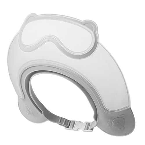 Baby Hair Washing Shield, Kids Bath Visor Cap, Adjustable Waterproof Design, Soft Safe Material, Ideal for Shampoo Time and Bathing, 9.06 x 9.06 x 2.76 Inches Grey Blue Pink, 1 Pack von Générique