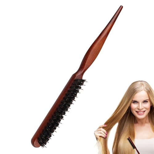 Bristle Hair Brush für Damen, Smoothing Styling Hairbrush für dünnes Haar, weiche natürliche Haarbürste, ergonomische Bürste für feines Haar, Haarbürste für Männer und Frauen, weiche Haarbürste von Générique