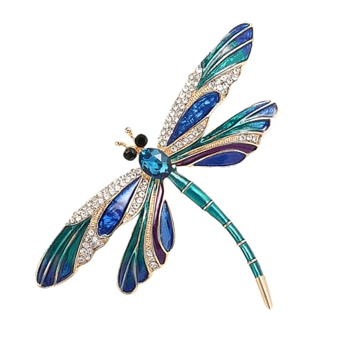 Brosche für Frauen – Brosche aus Straußen, Drachenbrosche, Fliegen, Schmuck, Tierbrosche für Damen, Freunde, Freundin, Weihnachten, Muttertag, Tha, Se référer au descriptif, Metall, Alexandrit von Générique
