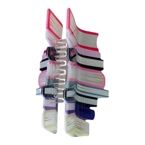 Buch-Haarspange – Buch-Haarspange | Schule lustige Haarspangen | Bücherclips LOVER | 3,94 x 2,09 Zoll Stapel Metallschnitt Journal von Générique